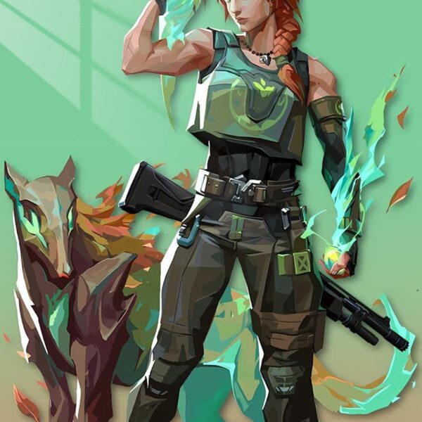 Skye'S Spirit Low Poly Teal