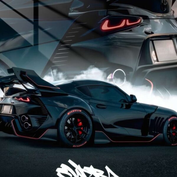 Supra Mk5 Smoke Drift Cyberpunk Black