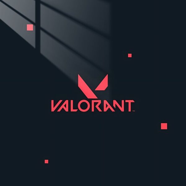 Valorant Logo Minimalist Red