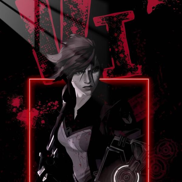 Vi Grit & Neon Red