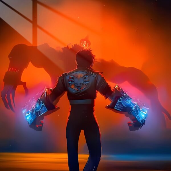 Vi Inferno Glow Orange & Blue